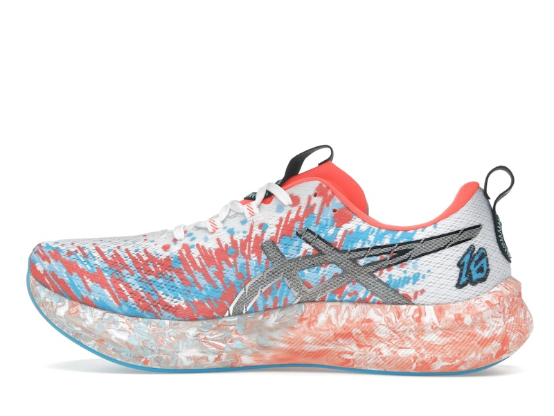 ASICS Noosa Tri 16 White Sunrise Red