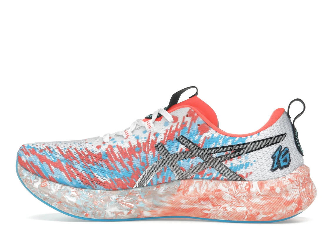 ASICS Noosa Tri 16 White Sunrise Red