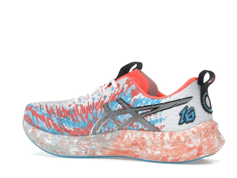 ASICS Noosa Tri 16 White Sunrise Red