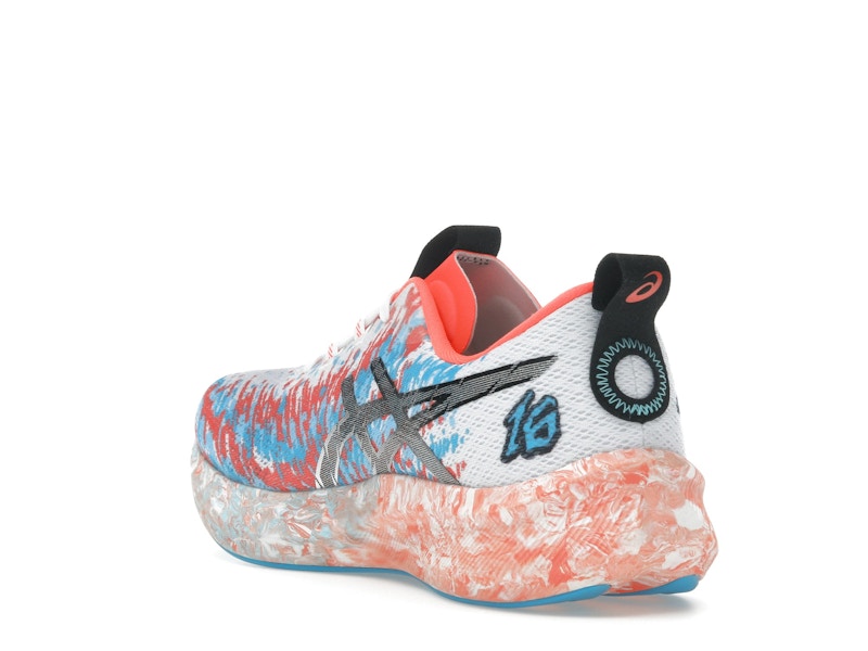 ASICS Noosa Tri 16 White Sunrise Red