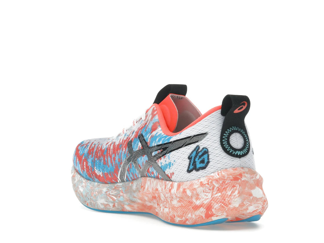 ASICS Noosa Tri 16 White Sunrise Red