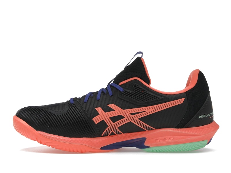 ASICS Solution Speed FF 3 Padel Black Vivid Coral