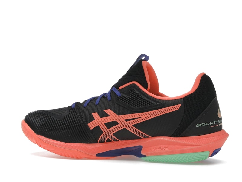 ASICS Solution Speed FF 3 Padel Black Vivid Coral