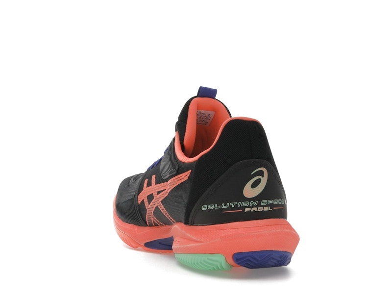 ASICS Solution Speed FF 3 Padel Black Vivid Coral