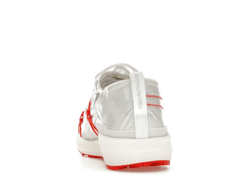 ASICS x Kengo Kuma Archisite ORU White Red