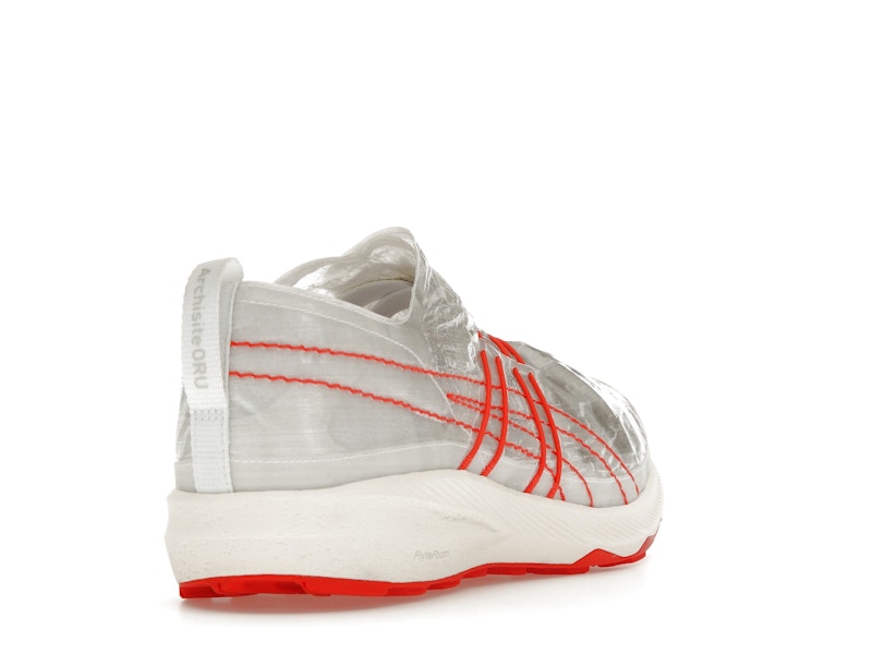 ASICS x Kengo Kuma Archisite ORU White Red