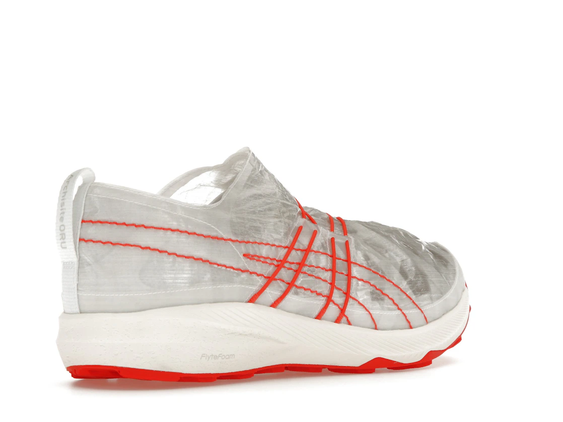 ASICS x Kengo Kuma Archisite ORU White Red