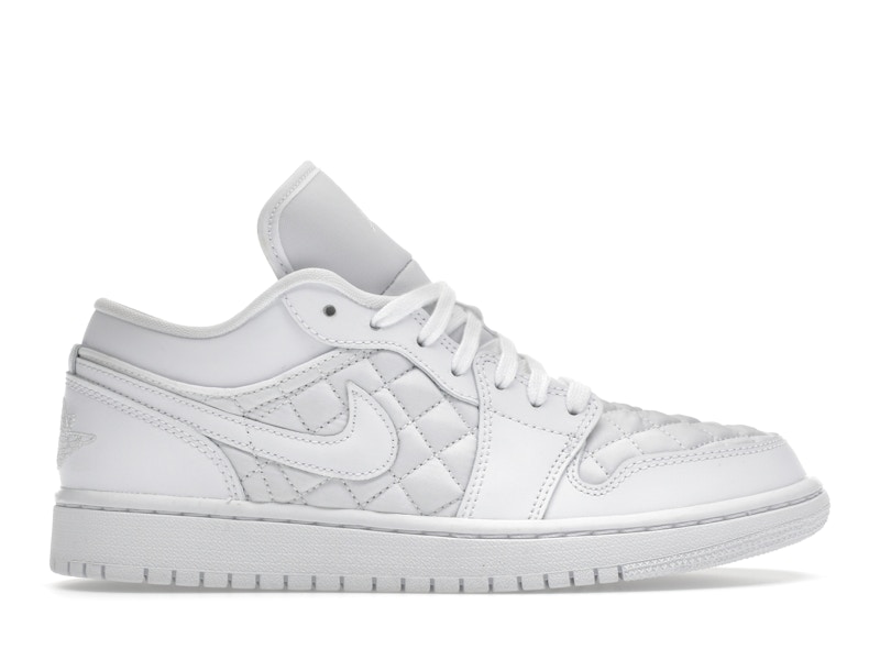 Air Jordan 1 Low Quilted White (Women's) - DB6480-100 - US