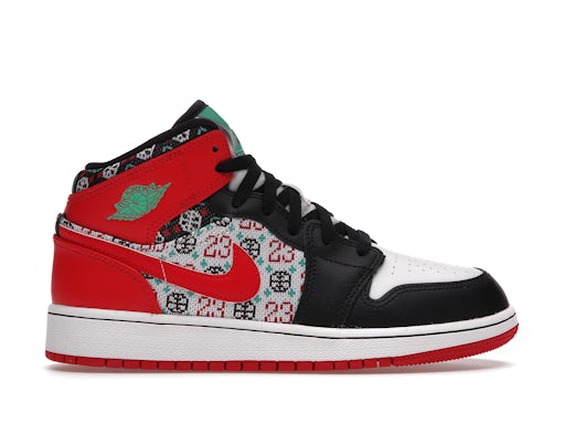 Jordan 1 Mid SE Ugly Christmas Sweater (GS) 0
