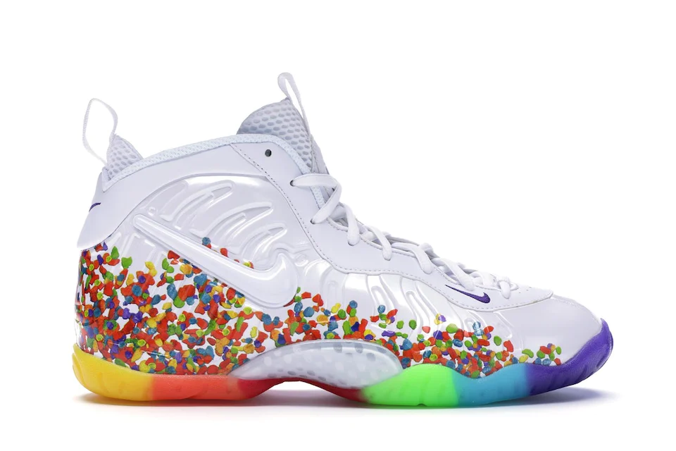 Nike Air Foamposite One White Fruity Pebbles (2017) (GS) 0