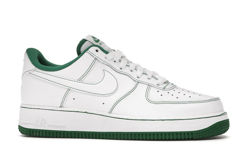 Air force 1 white green clearance