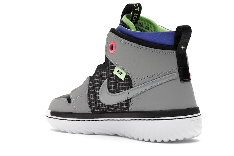 Jordan 1 High React Black Particle Grey