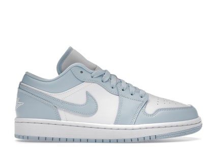 Jordan basse coloris blanc/bleu métallique (femme) Style