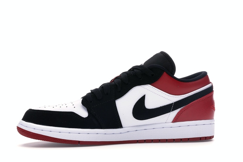Jordan 1 Low Black Toe - 553558-116
