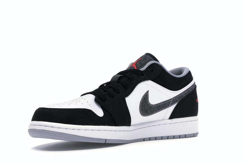 Jordan 1 low black white wolf grey infrared 23 clearance