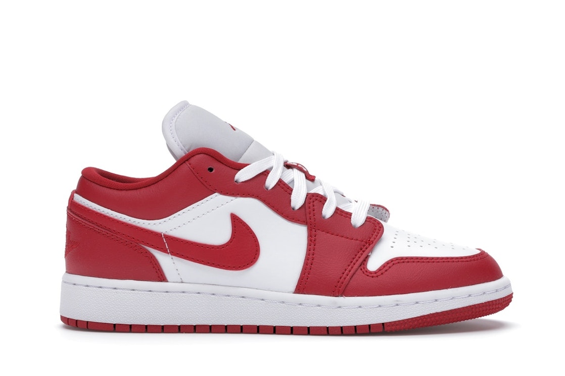Jordan 1 Low Gym Red White Gs 611 Jordan 1 Low Gym Red White Gs 611