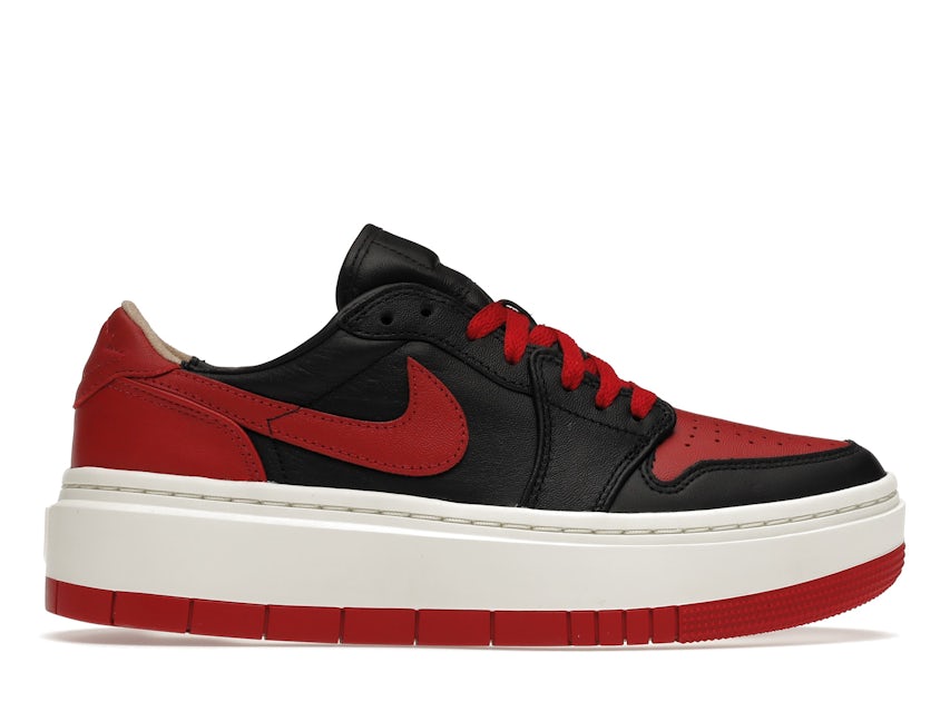 WMNS AIR JORDAN 1 LV8D ELEVATED 'BRED' DETAILED & ON