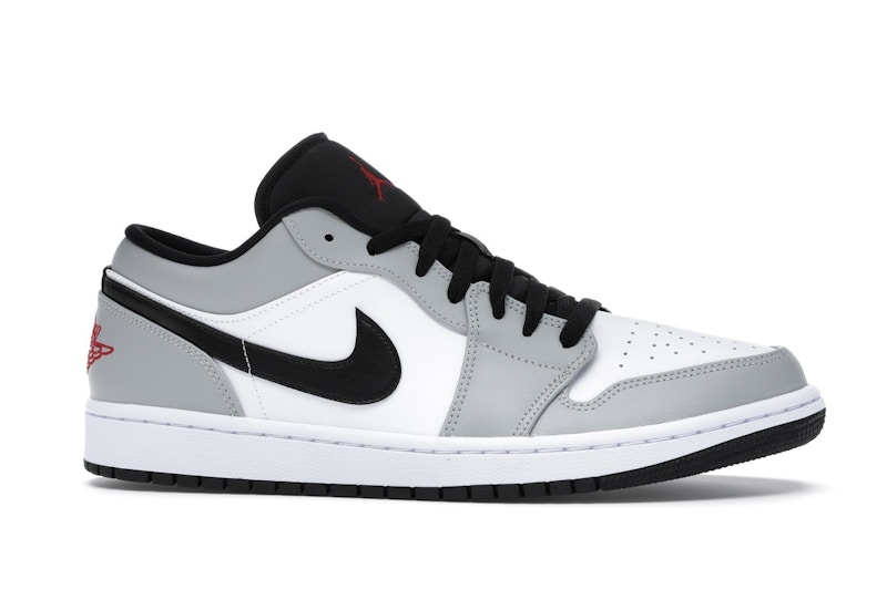 Black grey white jordan 1 low Clearance