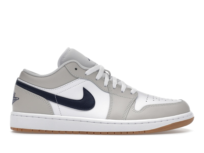 Jordan Low Midnight Navy Neutral Grey Men's 553558-146 US