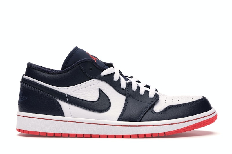Jordan 1 Low Obsidian Ember Glow Men s 553558 481 US