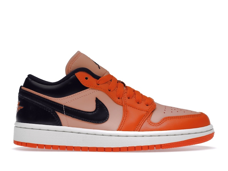 Nike jordan orange black hot sale