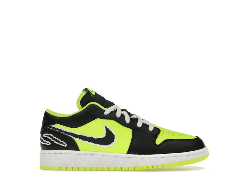 Jordan 1 Low SE Black Cat Volt (GS) - DX6666-701 - US