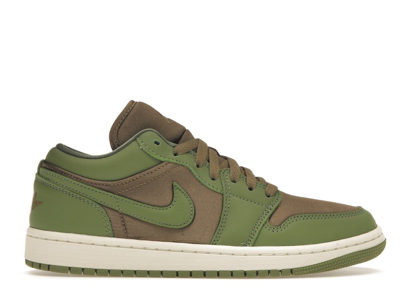 Jordan 1 Low SE Brown Kelp Sky J Light Olive Women s