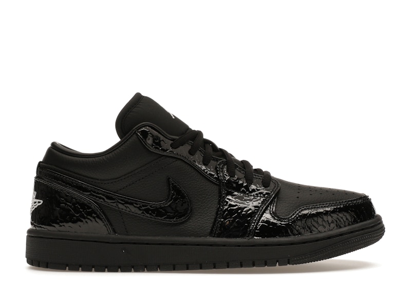Jordan 1 Low SE Patent Elephant Noir femme Style HJ7743 010 FR