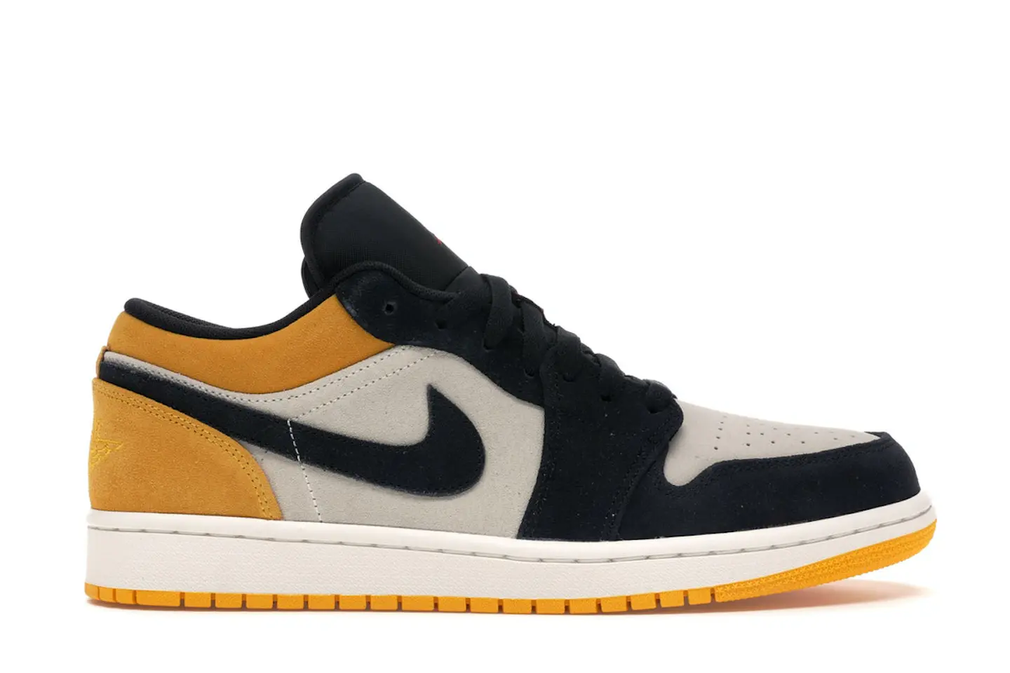 Jordan 1 Low Sail University Gold Black Men's - 553558-127 - US