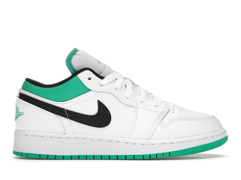 Nike air jordan green and white 2025
