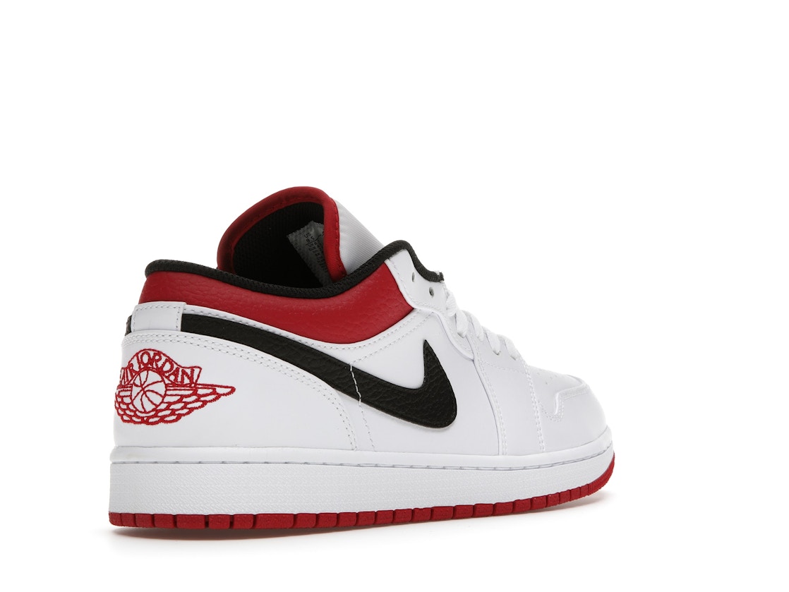 Jordan 1 Low White University Red Black 118 Jordan 1 Low White University Red Black 118