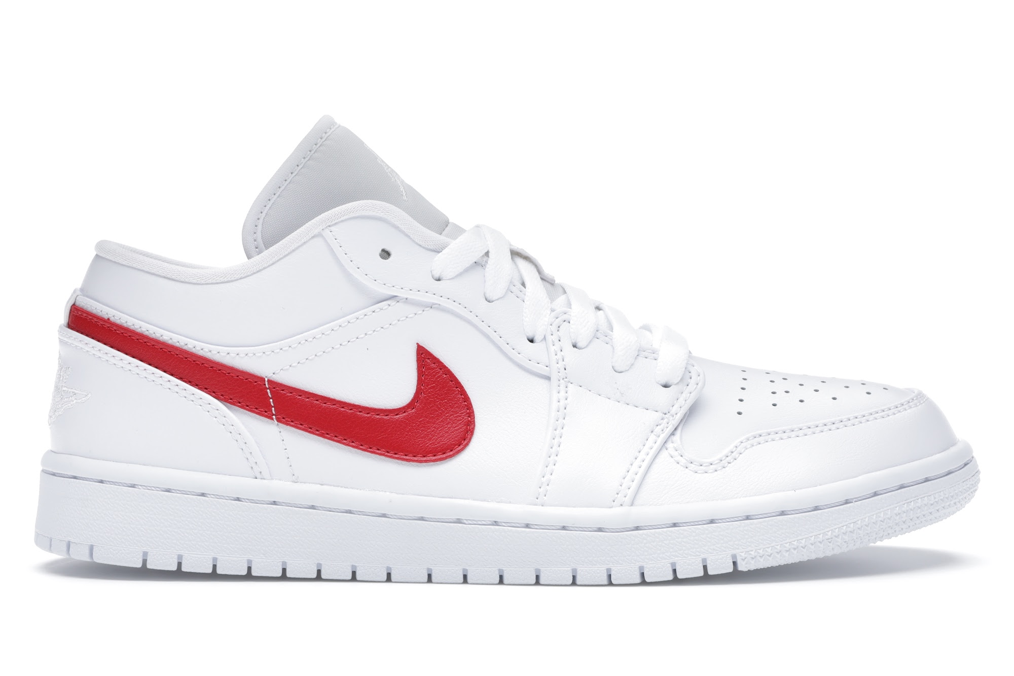 red and white jordan 1 low