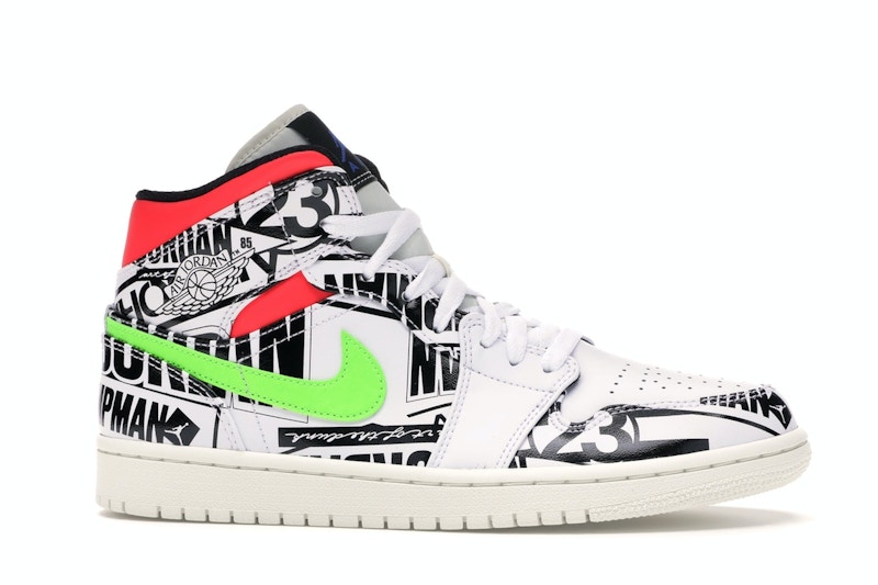 air jordan 1 over print logo