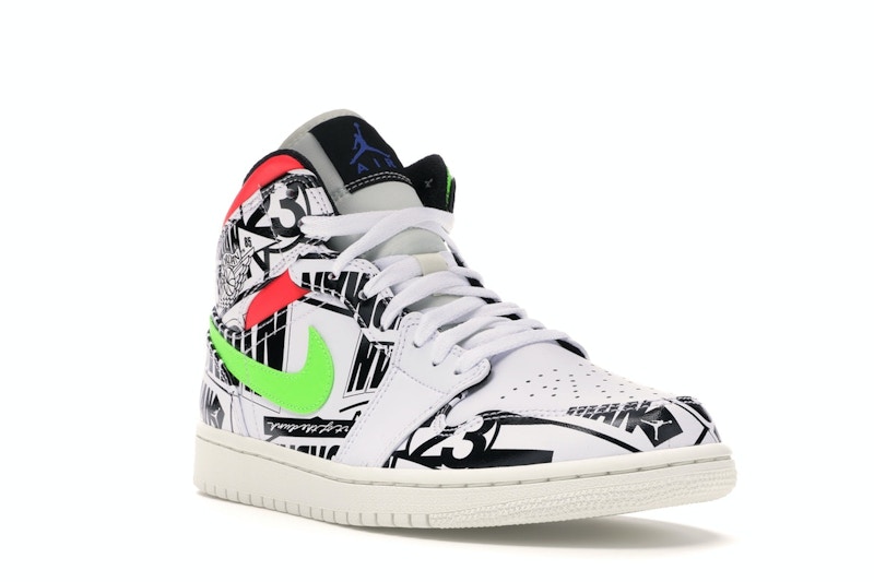 air jordan 1 over print logo