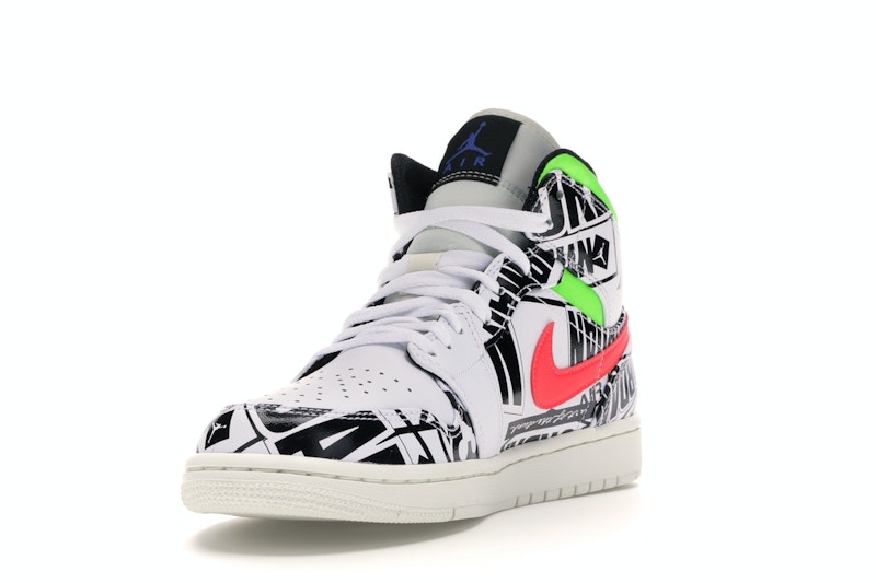 air jordan 1 over print logo
