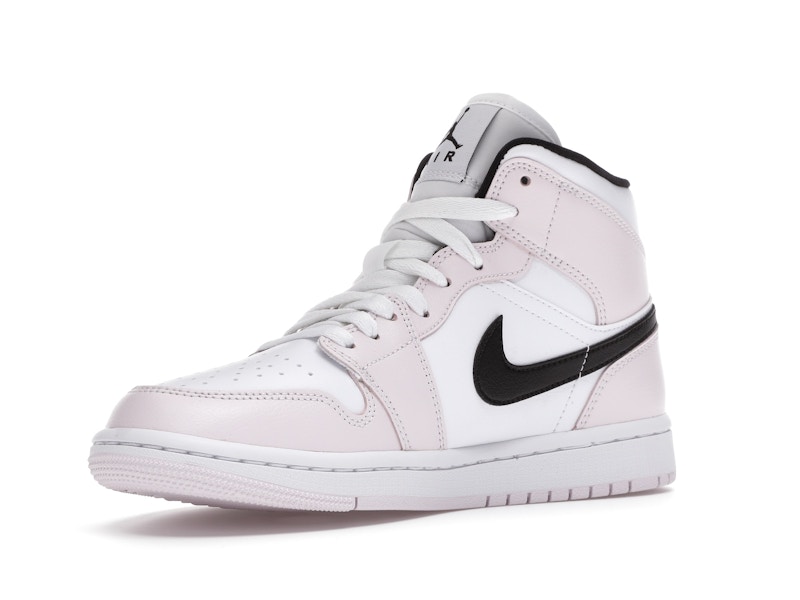 Jordan 1 mid rose et blanche Clearance