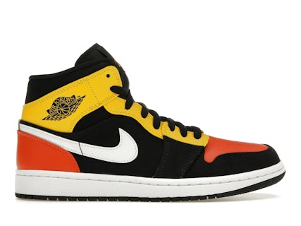 Jordan Mid Nero Amarillo Arancione Uomo 852542-087 IT