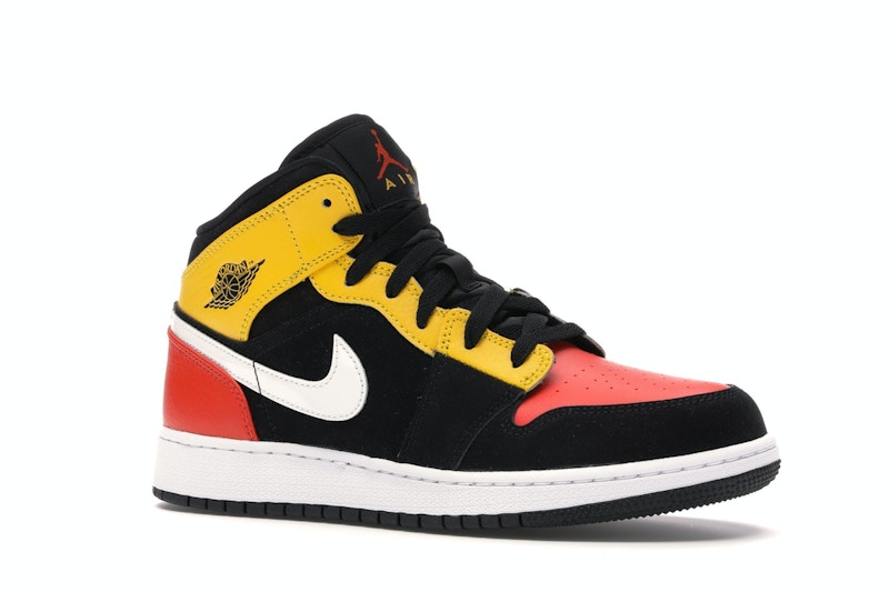 jordan 1 black amarillo