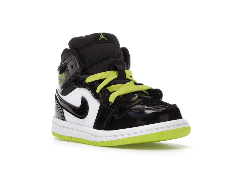 jordan 1 black cyber mystic green