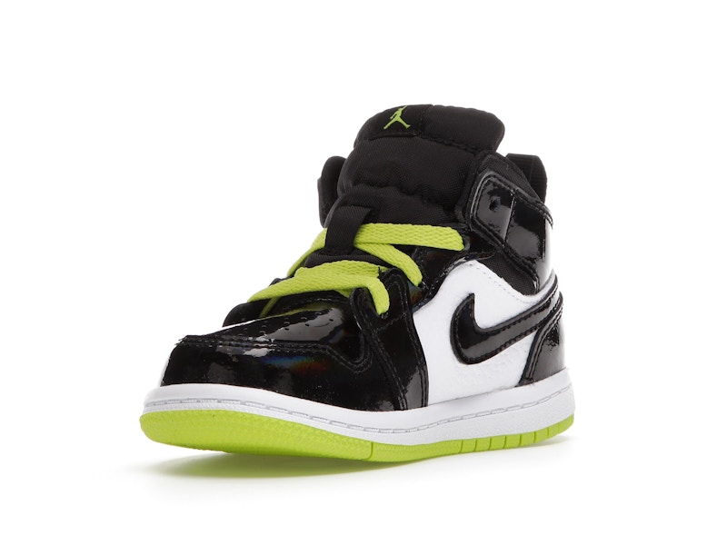 jordan 1 black cyber mystic green
