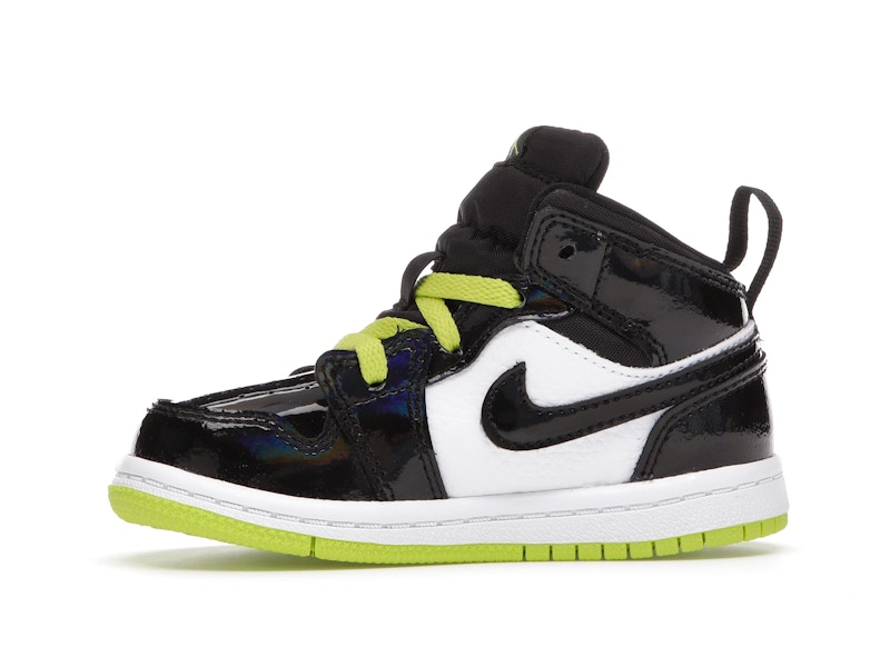 jordan 1 black cyber mystic green