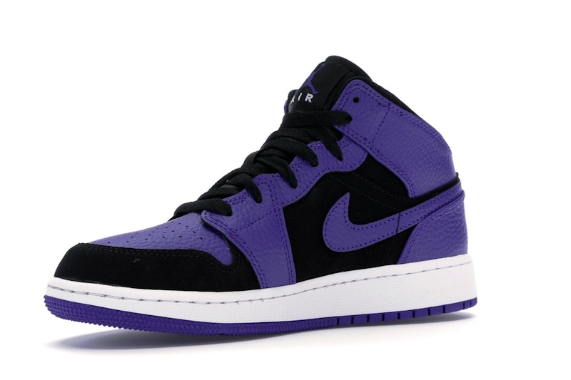 Jordan 1 mid black dark concord