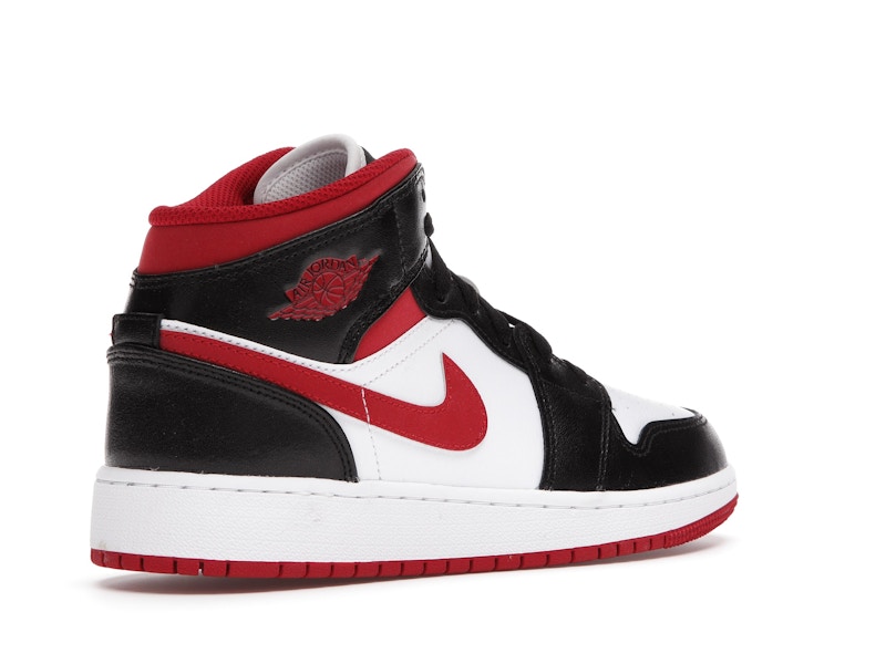 Jordan 1 Mid Gym Red Black White (GS) Jordan 1 Mid Gym Red Black White (GS)