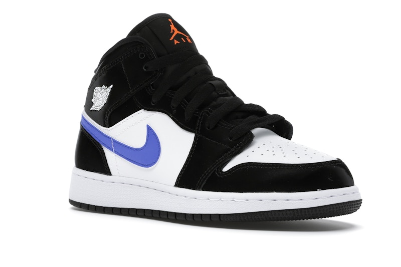 air jordan 1 mid white racer blue