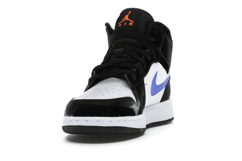 Jordan 1 Mid Black Racer Blue White (GS