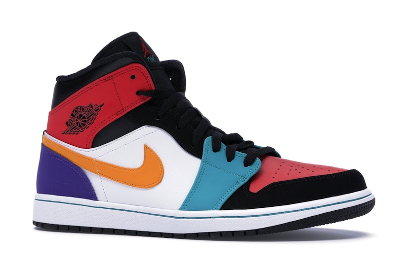 Jordan 1 Mid Bred Multi-Color - 554724-125