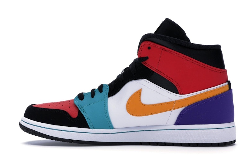 Jordan 1 mid bred multicolor grade school