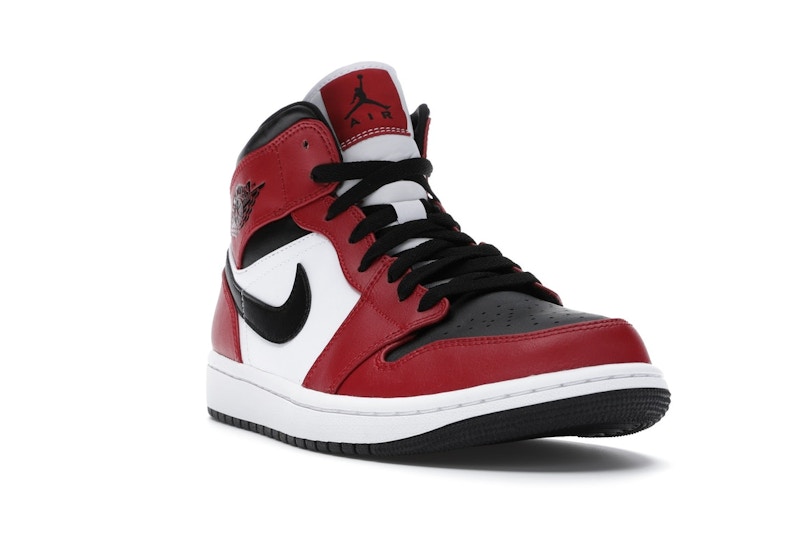 jordan 1 mid chicago toe stockx