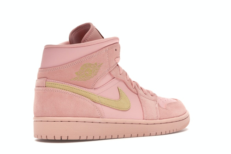 Jordan 1 pink and gold clearance