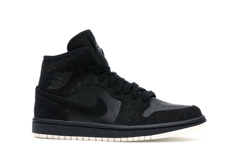 Jordan 1 Mid Glitter Black (W) BQ6472001